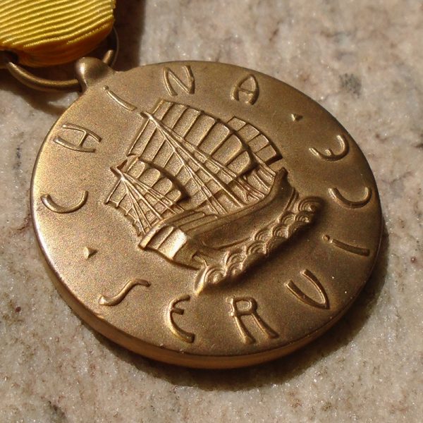 Nw Medalha Americana De Servi O Na China Schmidt Antiguidades