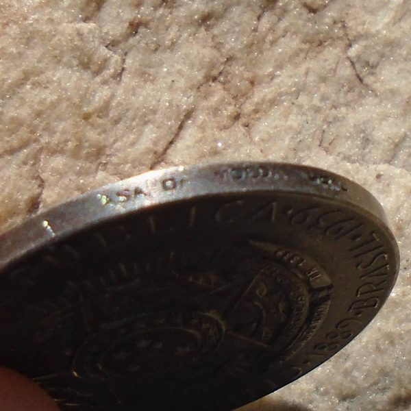 K264 – Medalha de 50 Anos da República do Brasil (Sesquicentenário da República) - Toda em Prata - Imagem 7