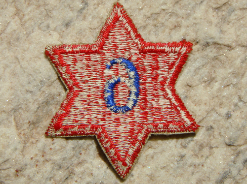 NW2555 - Patch Americano da 6ª Divisão de Infantaria - Rara 1ª Versão - Imagem 3