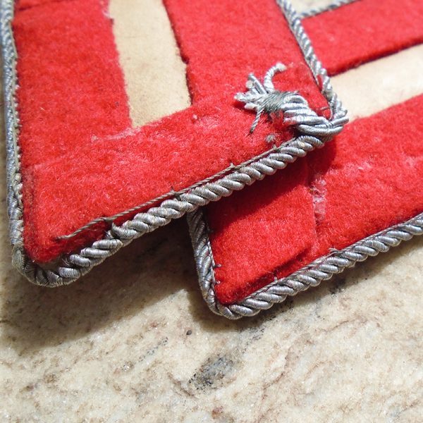 NW2942 – Par de Collar Tabs de um Leutnant de Artilharia Anti-Aérea da Luftwaffe - Imagem 5