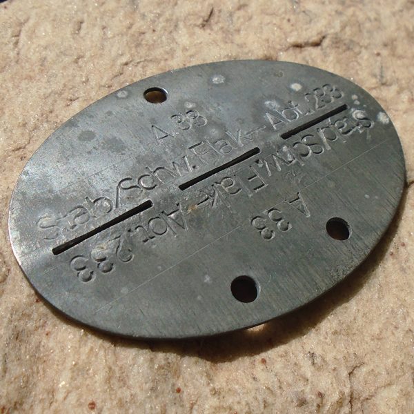 NW3579 – Plaqueta de Identificação de um Soldado de Infantaria do Exército - Image 2