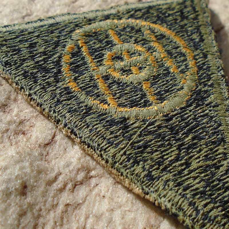 NW3417 – Patch Americano da 83ª Divisão de Infantaria – “Divisão Ohio” (Green Back) - Imagem 3