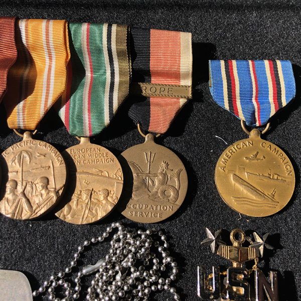 NW4159 – Conjunto de Medalhas da Marinha Americana do CPO Albert Danford Staples da 2ª Guerra Mundial e Coréia - Imagem 3