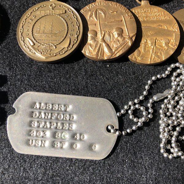 NW4159 – Conjunto de Medalhas da Marinha Americana do CPO Albert Danford Staples da 2ª Guerra Mundial e Coréia - Imagem 4