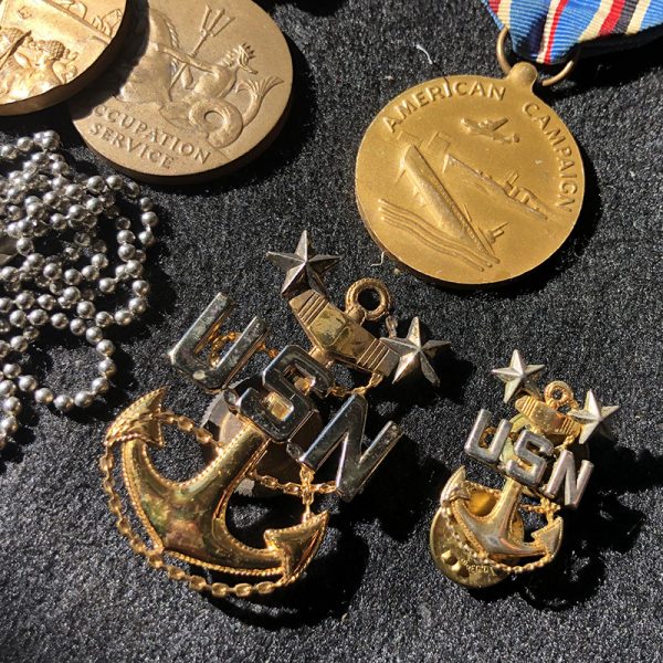 NW4159 – Conjunto de Medalhas da Marinha Americana do CPO Albert Danford Staples da 2ª Guerra Mundial e Coréia - Imagem 5