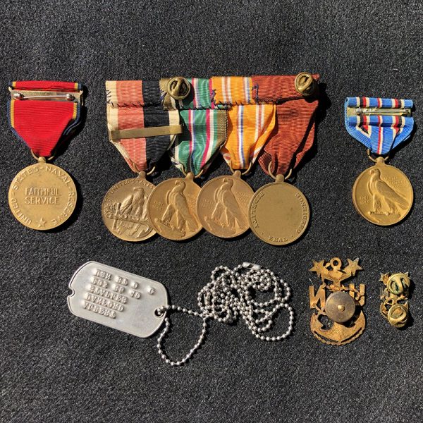 NW4159 – Conjunto de Medalhas da Marinha Americana do CPO Albert Danford Staples da 2ª Guerra Mundial e Coréia - Imagem 6