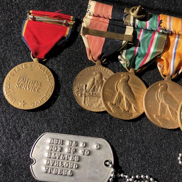 NW4159 – Conjunto de Medalhas da Marinha Americana do CPO Albert Danford Staples da 2ª Guerra Mundial e Coréia - Imagem 7