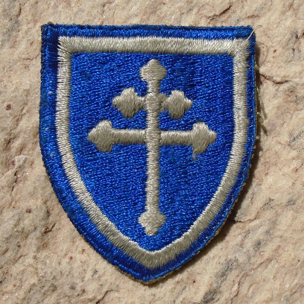 NW4278 – Patch Americano da 79ª Divisão de Infantaria – “Cruz de Lorraine” (Green Back)