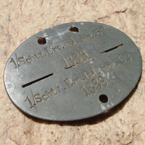 NW4017 – Plaqueta de Identificação de Soldado de Infantaria Motorizada de Proteção Panzer - Imagem 2