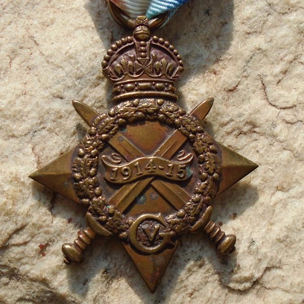 NW4530 – Estrela Britânica de 1914-1915 Nominal a “1378 Pte. C.J. Holland R. Fus.” (Soldado Charles J. Holland dos Fusileiros Reais) - Image 2