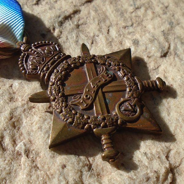 NW4530 – Estrela Britânica de 1914-1915 Nominal a “1378 Pte. C.J. Holland R. Fus.” (Soldado Charles J. Holland dos Fusileiros Reais) - Image 3