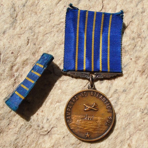 NW4665 – Medalha e Barreta Brasileira da FAB da 2ª Guerra: Campanha do Atlântico
