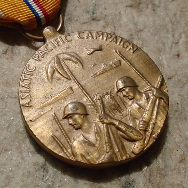 NW4411 – Medalha Americana da Campanha Asiática no Pacífico da 2ª Guerra - Imagem 2
