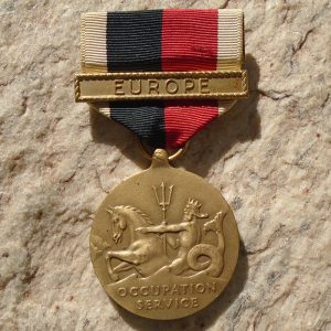 NW4344 – Medalha Americana de Ocupação da Marinha da 2ª Guerra com Clasp “EUROPE”