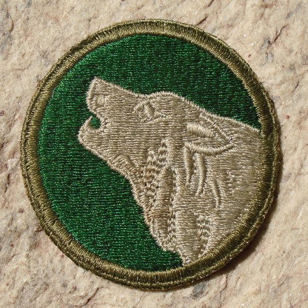 NW4810 – Patch Americano da 104ª Divisão de Infantaria – “Divisão Lobo Uivante”