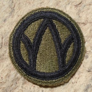 NW4796 – Patch Americano da 89ª Divisão de Infantaria – “O W Rolante” (Green Back)