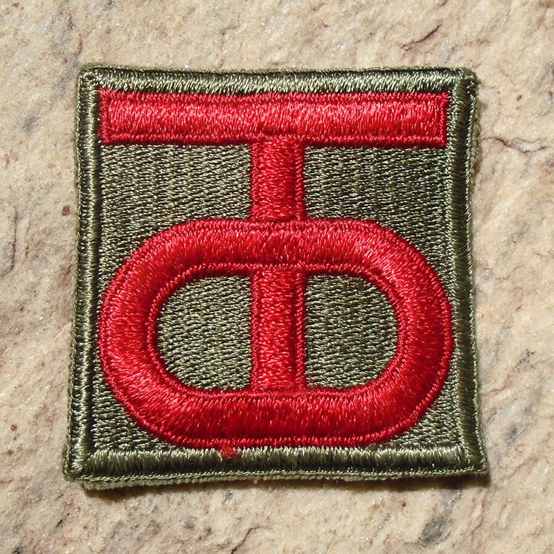 NW4797 – Patch Americano da 90ª Divisão de Infantaria – “Ombros Difíceis”