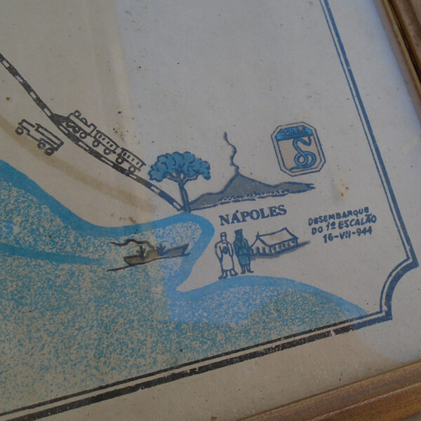 K5004 – Quadro com o Mapa da Campanha da FEB – “1ª Edição” - Imagem 4