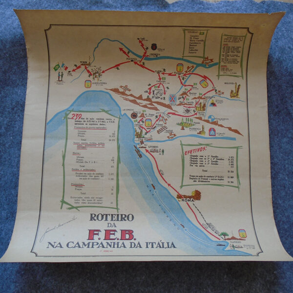K5006 – Mapa da Campanha da FEB – “2ª Edição”