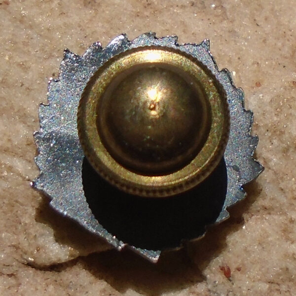 K742 – Pin Americano de Dispensa por Ferimento em Prata na I Guerra Mundial - Imagem 3