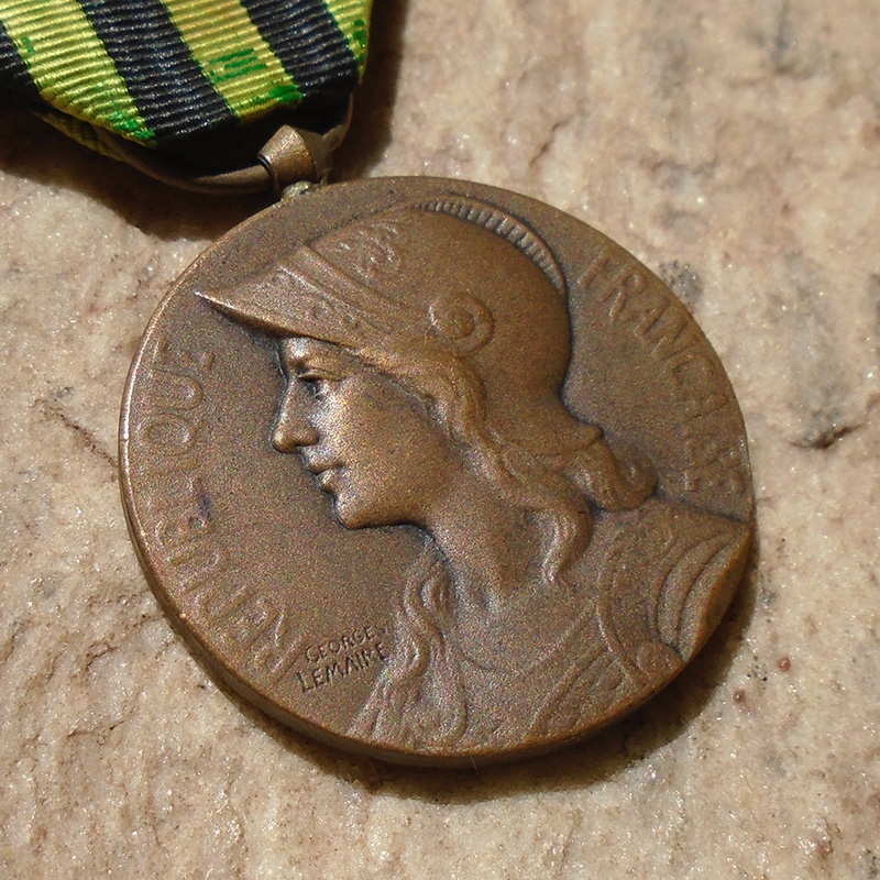 NW5001 – Medalha Comemorativa Francesa da III República da Guerra Franco Prussiana de 1870-1871 - Imagem 2
