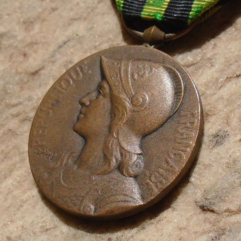 NW5001 – Medalha Comemorativa Francesa da III República da Guerra Franco Prussiana de 1870-1871 - Imagem 3