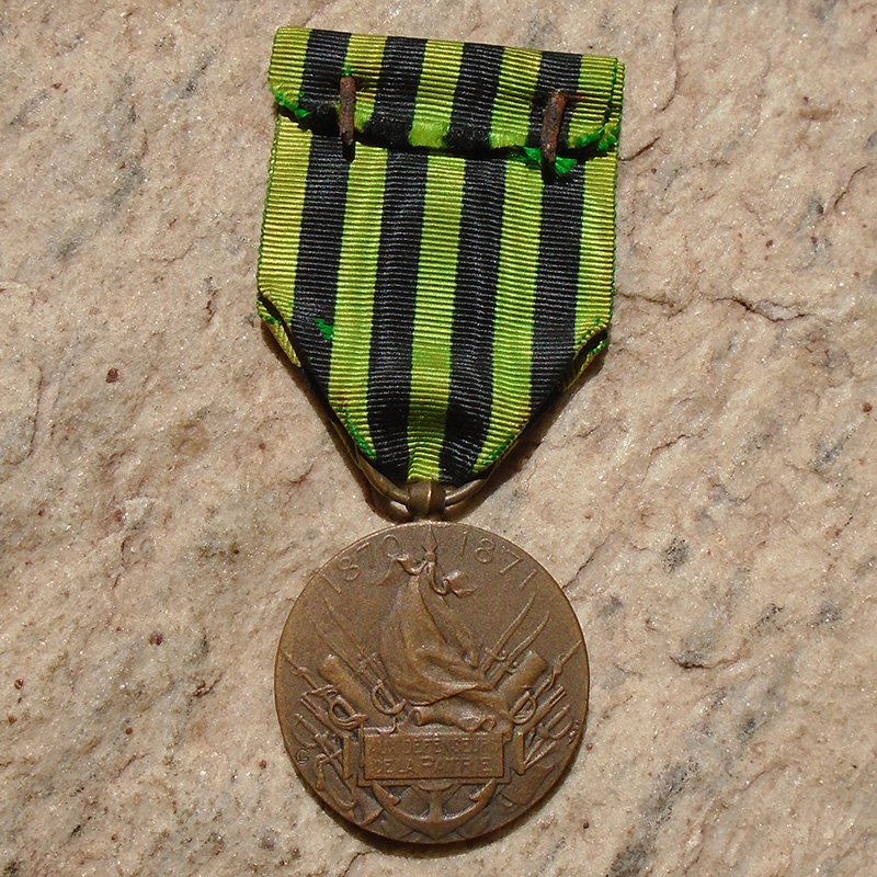 NW5001 – Medalha Comemorativa Francesa da III República da Guerra Franco Prussiana de 1870-1871 - Imagem 4