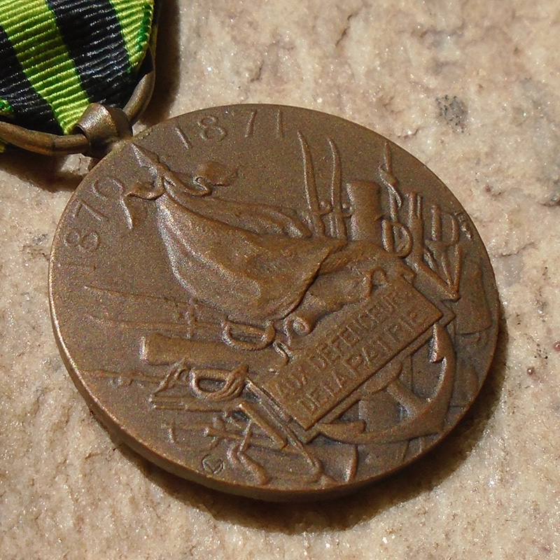 NW5001 – Medalha Comemorativa Francesa da III República da Guerra Franco Prussiana de 1870-1871 - Imagem 5