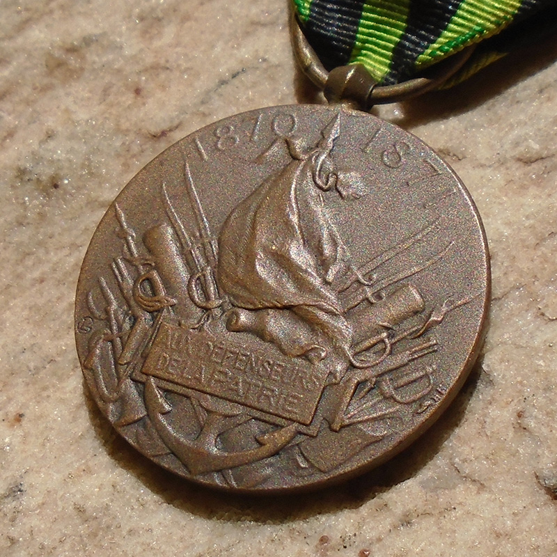 NW5001 – Medalha Comemorativa Francesa da III República da Guerra Franco Prussiana de 1870-1871 - Imagem 6
