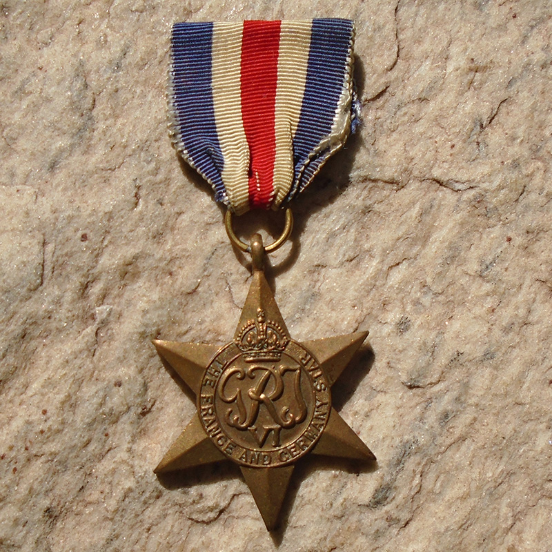 K760 – Estrela Inglesa da Campanha da França e Alemanha da 2ª Guerra Mundial