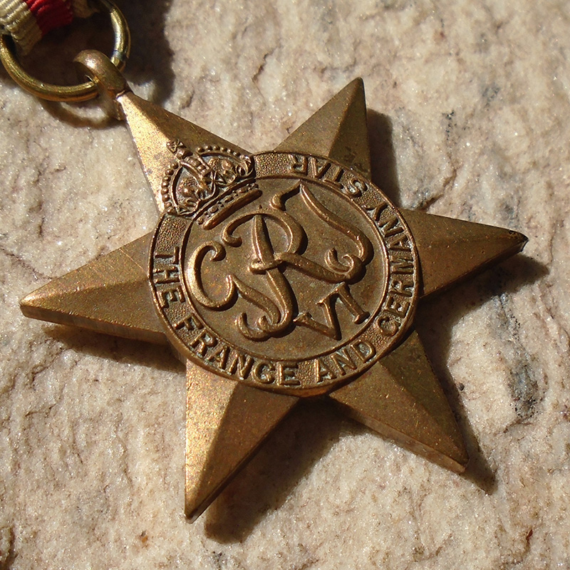 K760 – Estrela Inglesa da Campanha da França e Alemanha da 2ª Guerra Mundial - Imagem 2