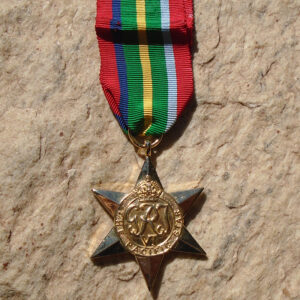 K761 – Estrela Inglesa da Campanha do Pacífico da 2ª Guerra Mundial