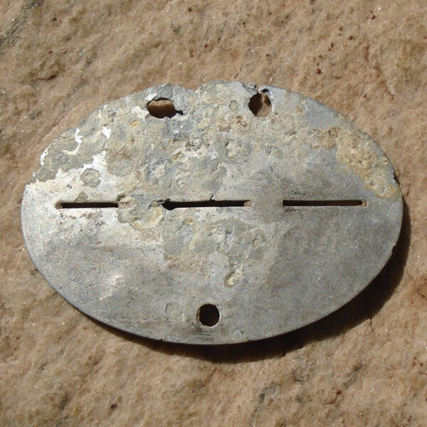 NW5067 – Plaqueta de Identificação de um Soldado de Infantaria do Exército – “Erkennungsmarken für 1. Inf. Ers. Batl. 46” - Image 3