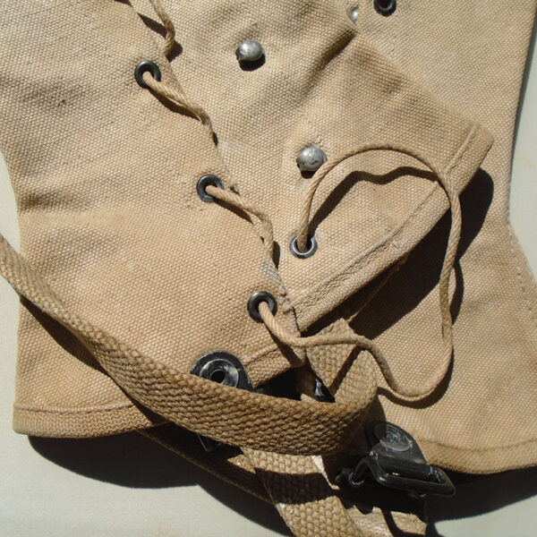 K756 – Par de Perneiras de Combate do US ARMY 1943 - "Gregory and Read Co." - Imagem 2