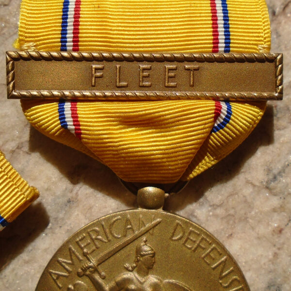 NW4634 –Medalhas de Defesa da América com Clasp “FLEET“ - Imagem 4