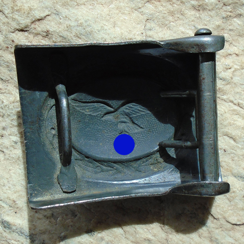 NW5129 – Fivela de Cinto de Soldado e NCO da Luftwaffe em 1 Peça de Aço - Imagem 2