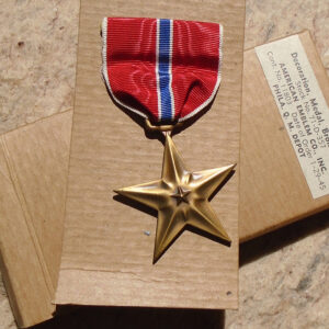 NW3939 – Medalha Americana Estrela de Bronze da 2ª Guerra na Caixa do Fabricante