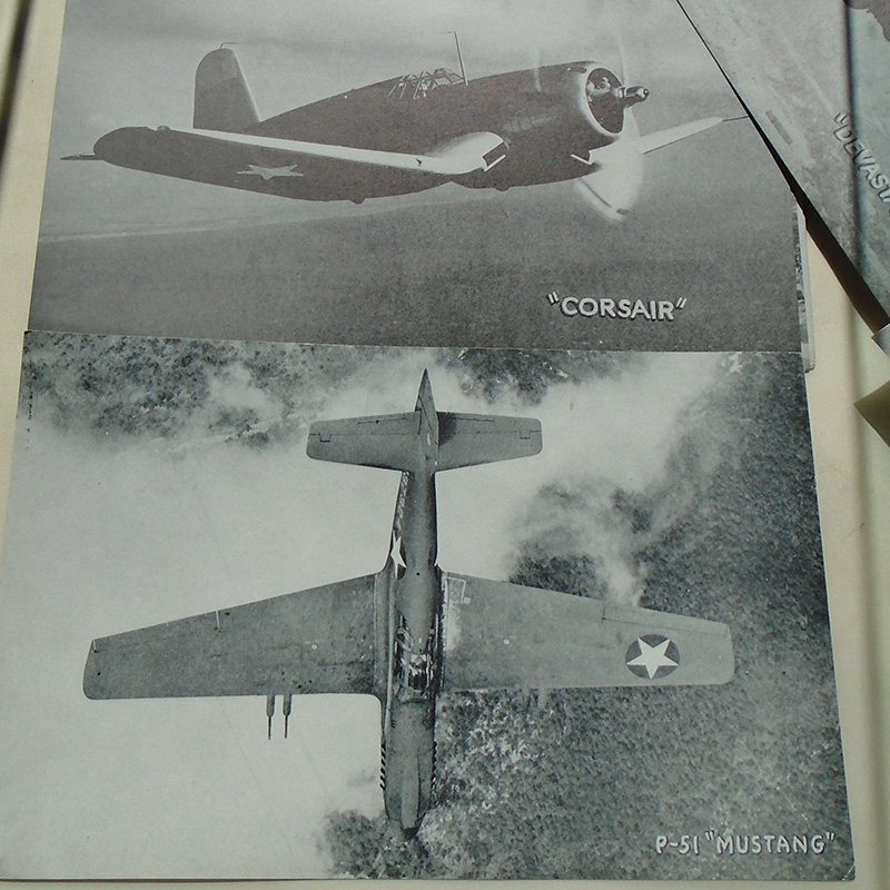 K788 – Coleção Completa de 32 Fotos de Aeronaves Americanas no Envelope Original da 2ª Guerra - Imagem 5