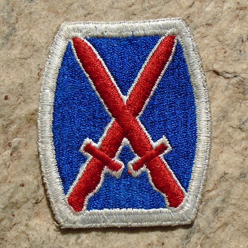 K793 – Patch Americano da 10ª Divisão de Montanha – “A Décima Legião / Os Montanhistas”
