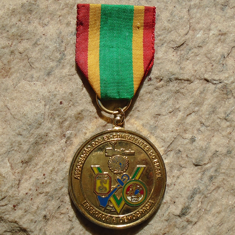 K799 – Medalha do Jubileu de Ouro da Vitória da Associação de Veteranos de Guerra - Seção Nova Iguaçu/Rio de Janeiro