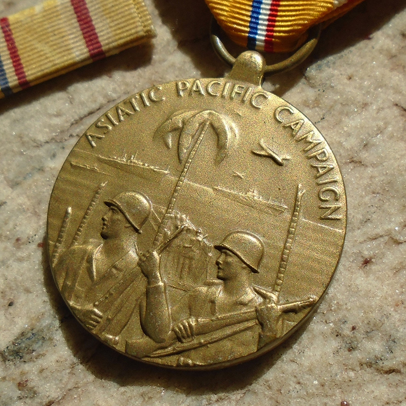NW5088 – Medalha Americana da Campanha Asiática no Pacífico da 2ª Guerra - Imagem 2