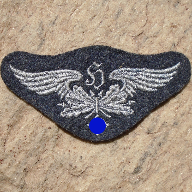 NW5162 – Insígnia de Manga de NCO Operador de Localização de Som da Luftwaffe