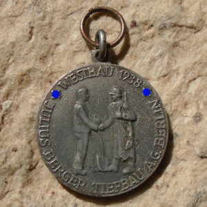 NW5280 – Medalha de Participação na Construção da Muralha do Atlântico da Companhia J. Berger de 1938