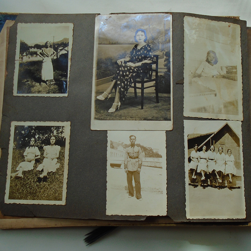 K810 – Album de Fotografias com Capa de Motivo da FEB de um Veterano do Exército Brasileiro - Imagem 8