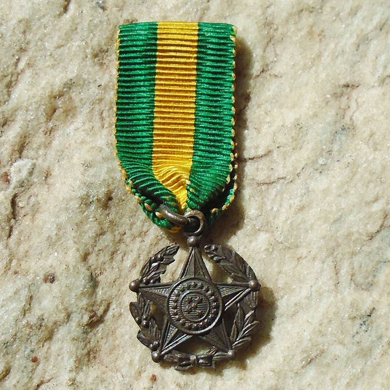 K811 – Miniatura da Medalha Militar Brasileira em Bronze de 10 anos