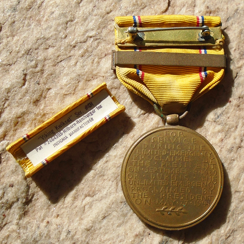 NW4382 –Medalhas de Defesa da América com Clasp “FLEET“ - Imagem 4