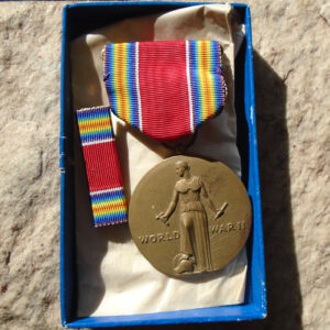 NW5107 – Medalha Americana da Vitória da 2ª Guerra na Caixa do Fabricante