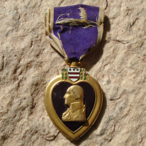 NW5288 – Medalha Americana Coração Purpuro Numerada da 2ª Guerra