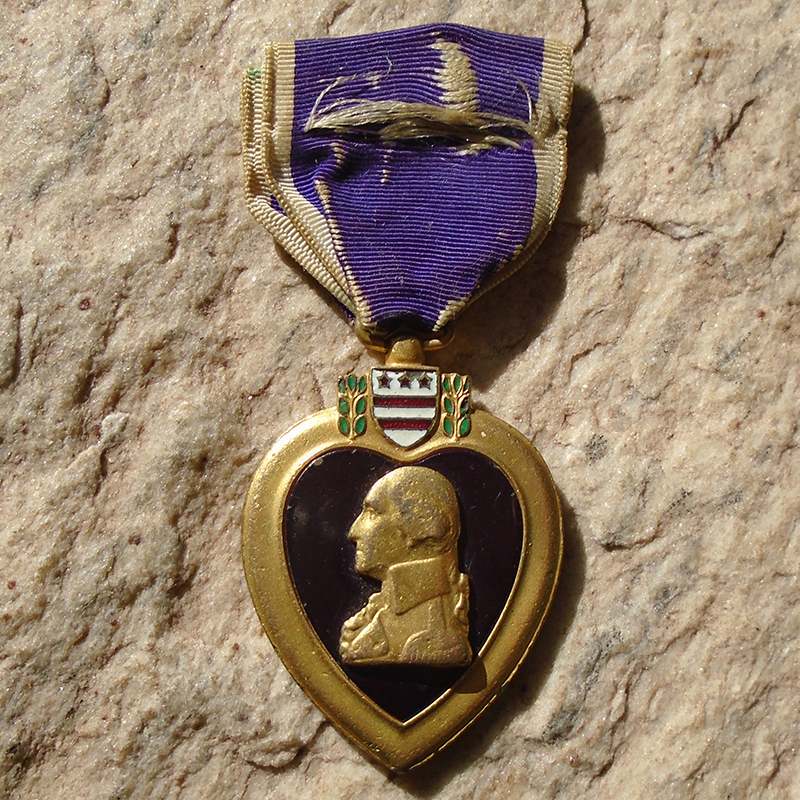 NW5288 – Medalha Americana Coração Purpuro Numerada da 2ª Guerra