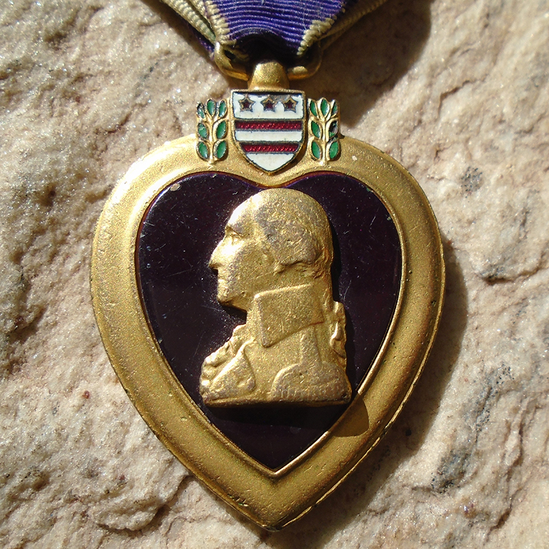 NW5288 – Medalha Americana Coração Purpuro Numerada da 2ª Guerra - Imagem 2
